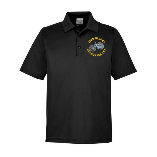 Iron Riders - Black embroidered polo